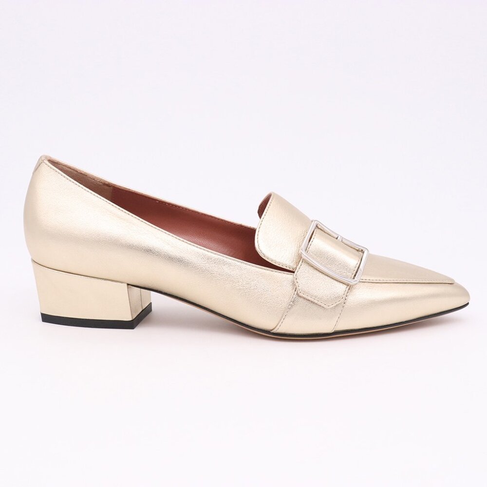 NWT - Bally Harumi Block Heel - Champagne👠 - Picture 6 of 12